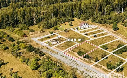 Prodej stavebního pozemku 848 m², Václavov u Bruntálu - Horní Václavov, okres Bruntál