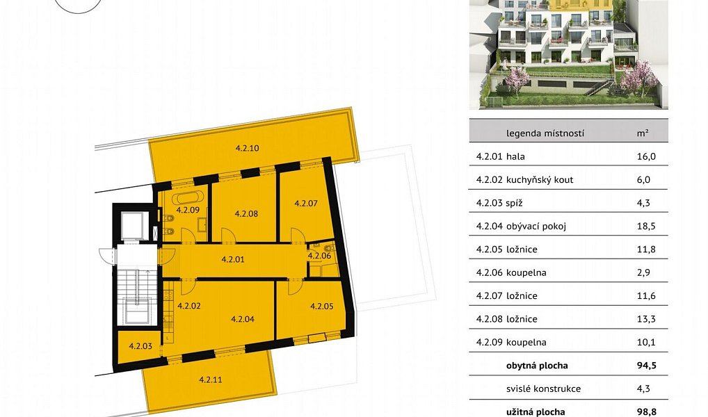 Prodej bytu 4+kk 98 m², Praha – náhled fotky 16