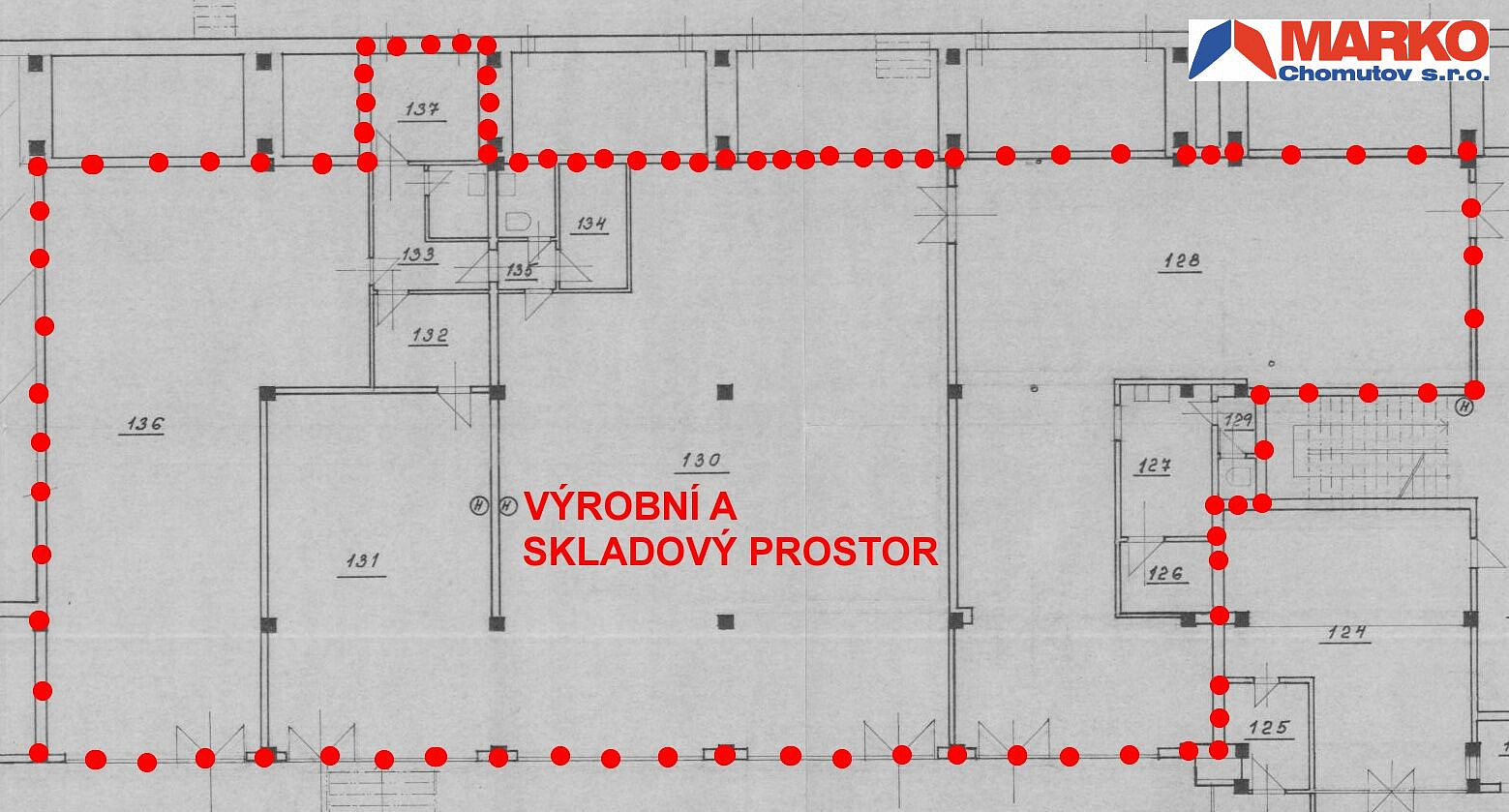 Pronájem obchodních prostor 511 m²