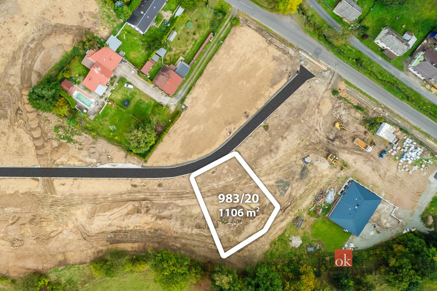 Prodej stavebního pozemku 1 106 m² – fotografie 4