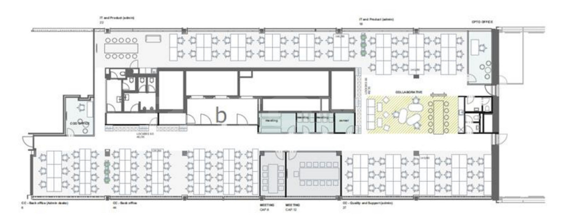 Pronájem kanceláře 595 m² – pohled 3