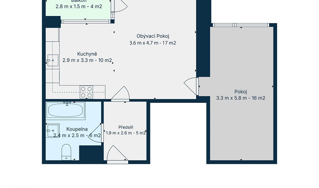 Pronájem bytu 2+kk 58 m², Brandýs nad Labem-Stará Boleslav – náhled fotky 10
