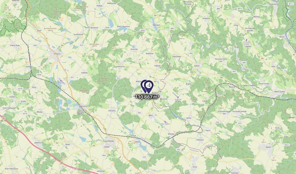Prodej pole 22 252 m², Rozseč – náhled fotky 3