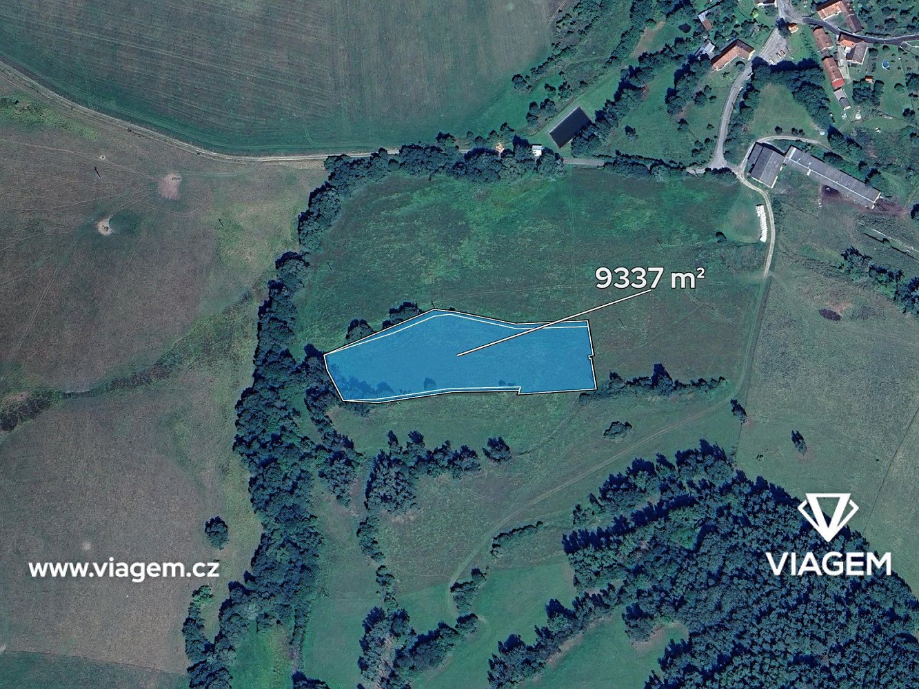 Prodej pole 2 334 m² – fotografie 2