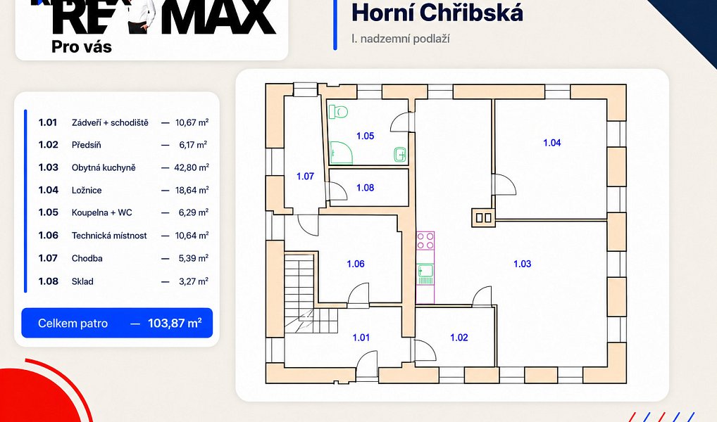 Prodej domu 215 m² s pozemkem 2 012 m², Chřibská – náhled fotky 8