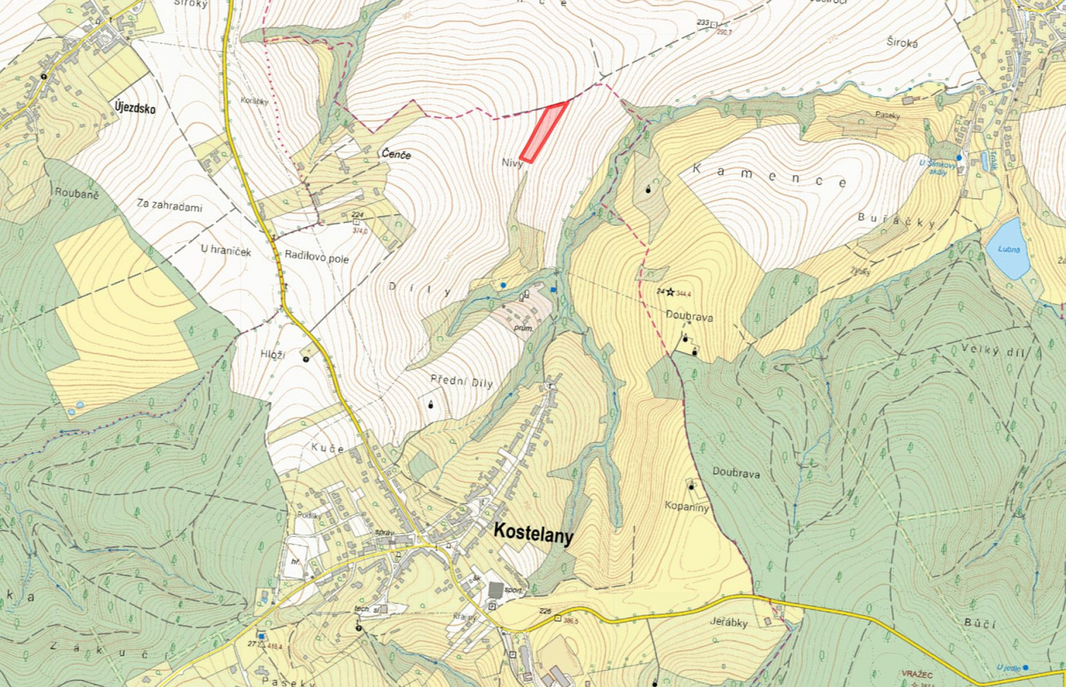 Prodej pole 6 270 m² – fotografie 2