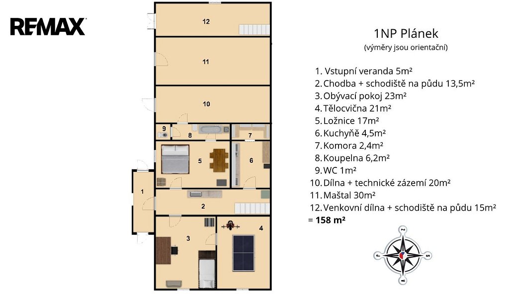 Prodej chaty/chalupy 158 m² s pozemkem 667 m², Stachy – náhled fotky 20