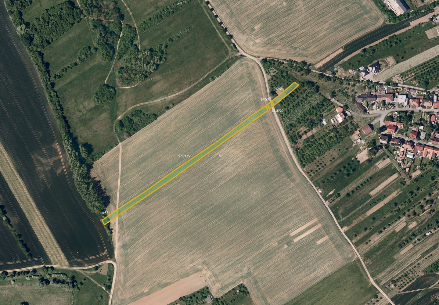 Prodej pole 6 068 m²
