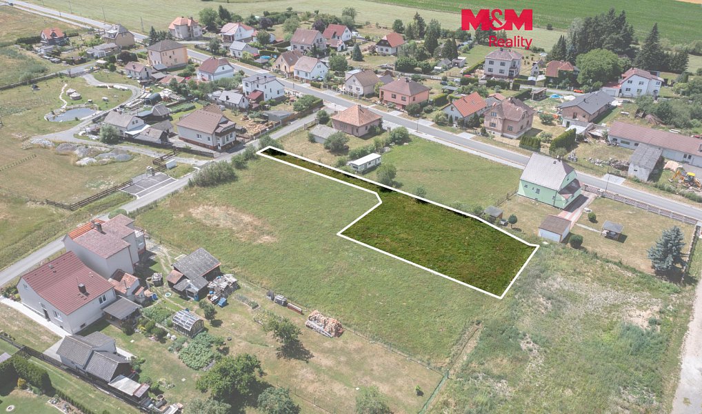Prodej stavebního pozemku 1 000 m², Spálené Poříčí – Lipnice, okres Plzeň-jih