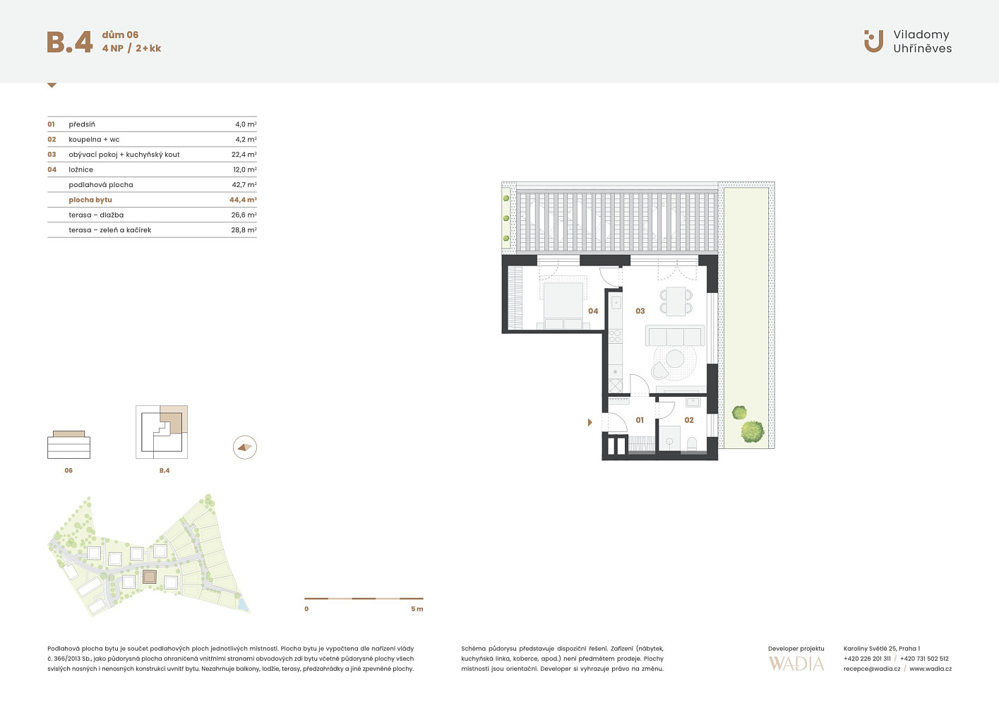 Prodej bytu 2+kk 44 m² – fotografie 2