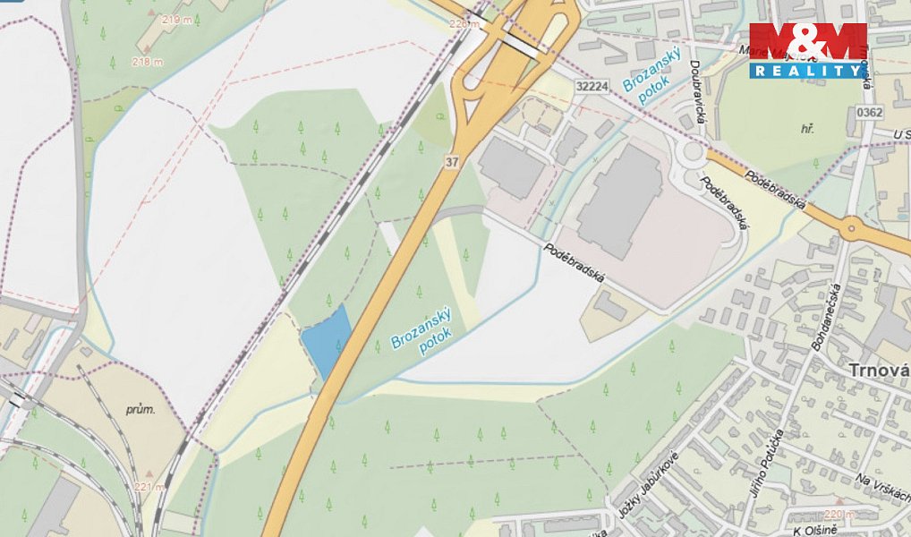 Prodej lesa 3 361 m², Pardubice – náhled fotky 3