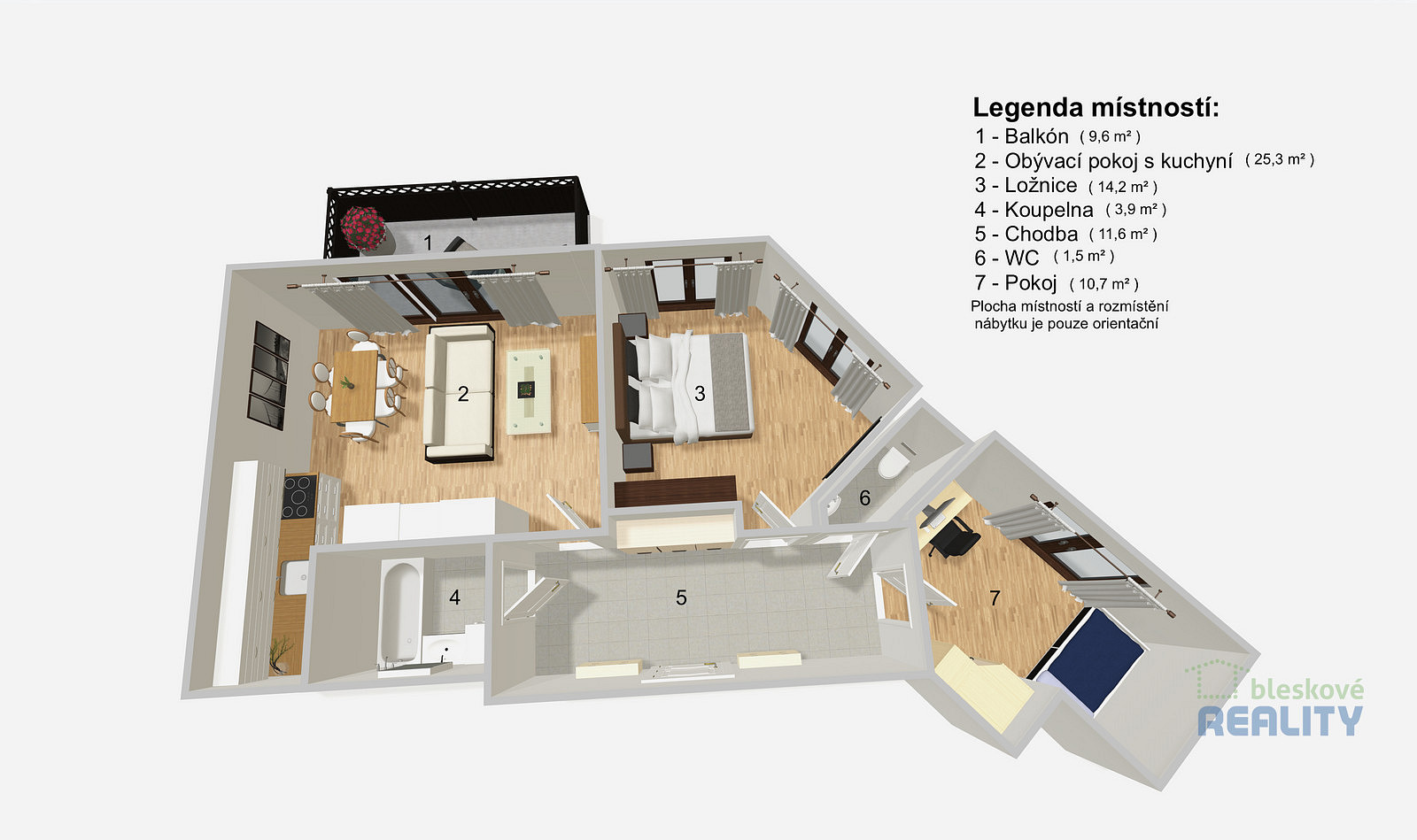 Prodej bytu 3+kk 69 m² – fotografie 2
