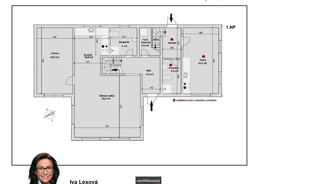 Prodej domu 196 m² s pozemkem 511 m², Třeboň – náhled fotky 15
