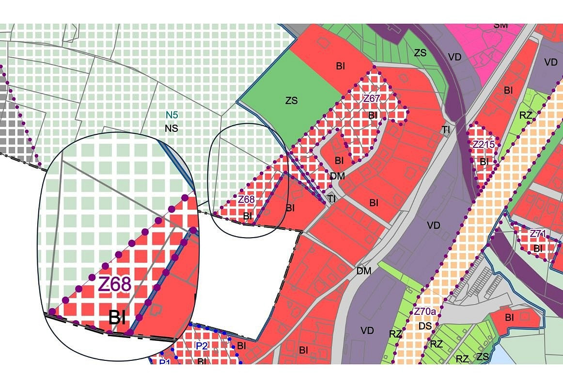 Prodej stavebního pozemku 6 855 m² – pohled 4