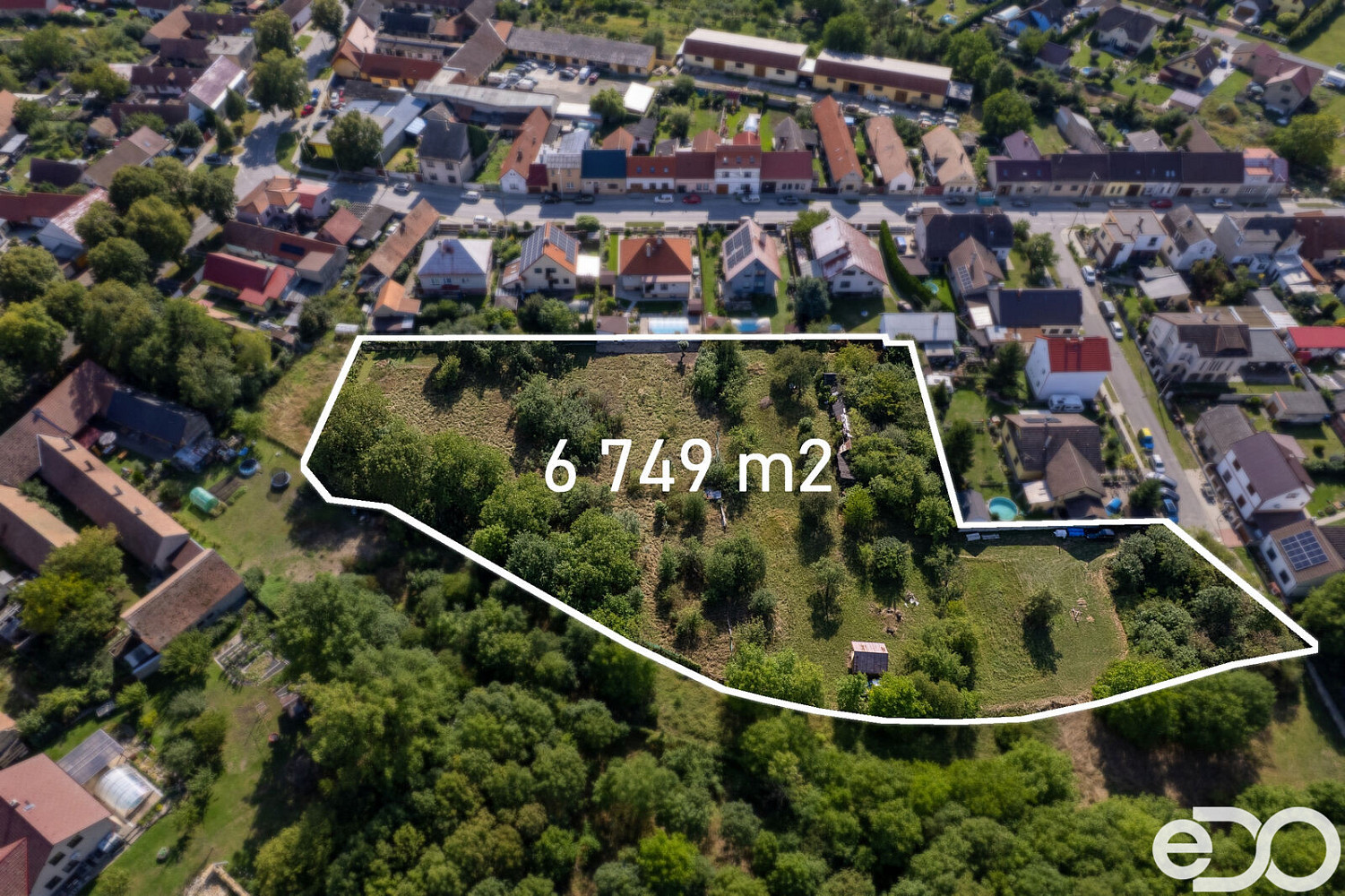 Prodej stavebního pozemku 6 749 m² – fotografie 3