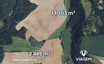 Prodej pole 13 552 m², Březina, okres Svitavy