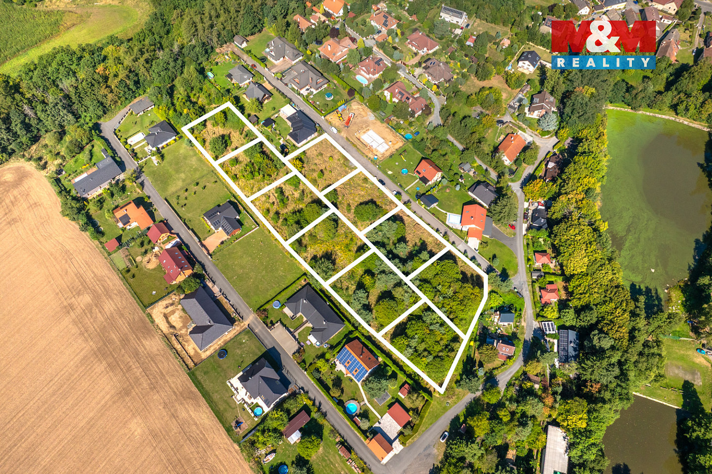 Prodej stavebního pozemku 1 002 m² – pohled 4
