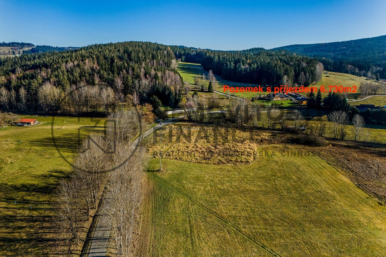 Prodej stavebního pozemku 6 730 m²