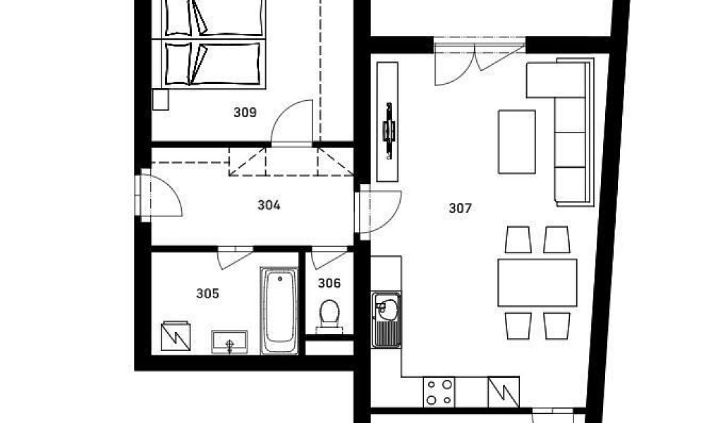 Prodej bytu 3+kk 72 m², Nýrsko – náhled fotky 2