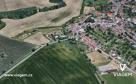 Prodej pole 381 m², Tlumačov, okres Zlín