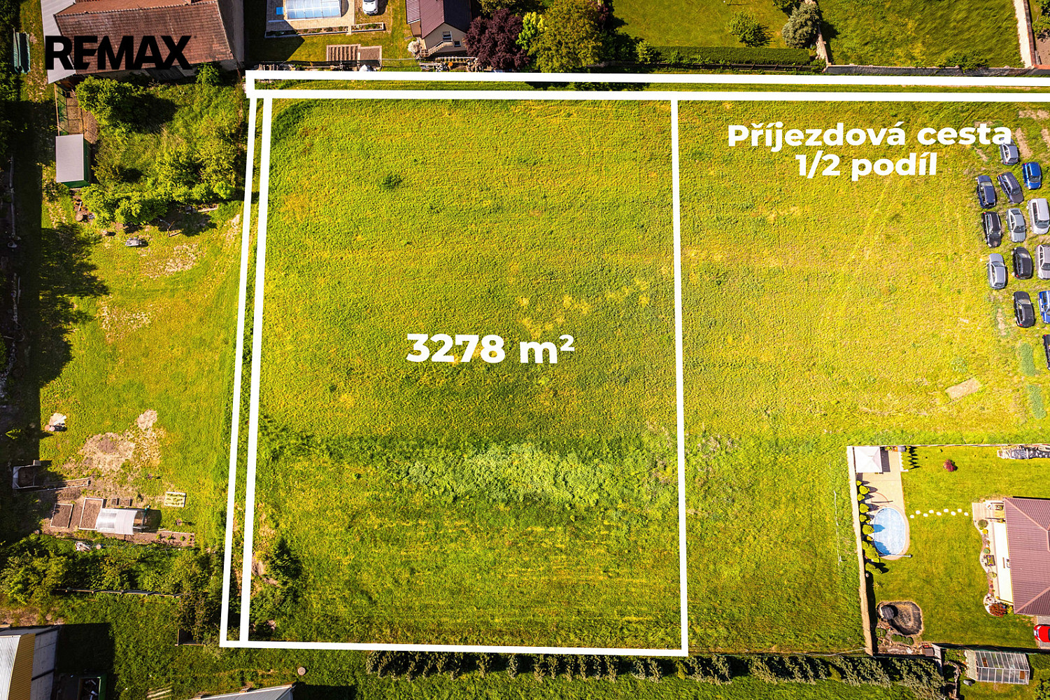 Prodej stavebního pozemku 3 278 m² – fotografie 2