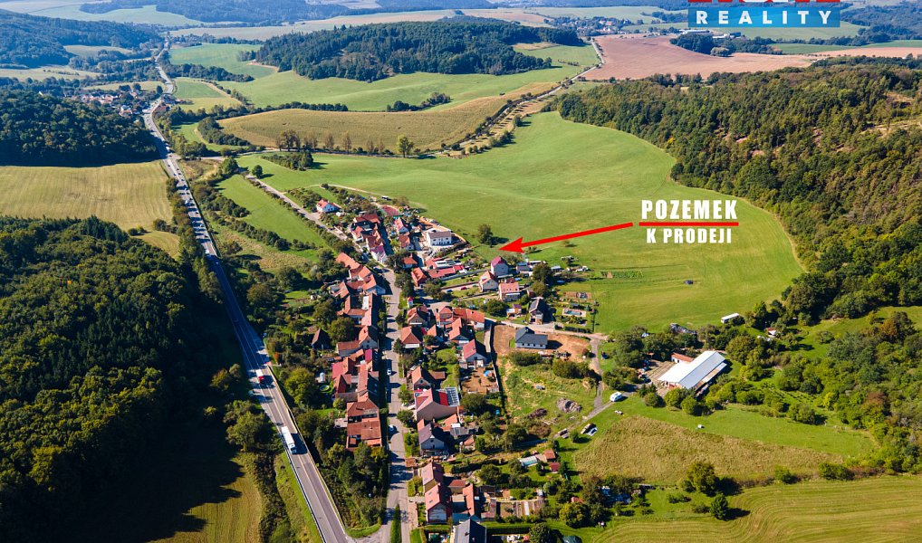 Prodej stavebního pozemku 1 233 m², Závist – náhled fotky 7