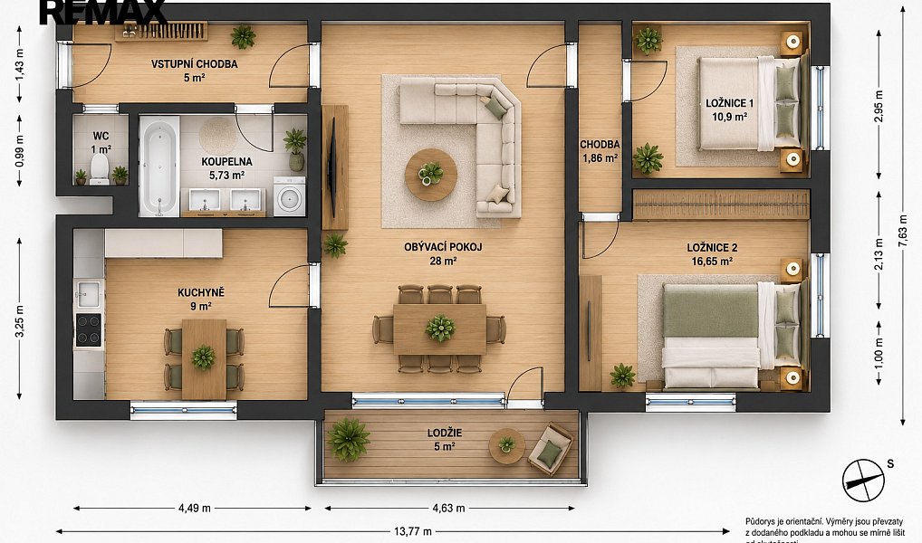 Prodej bytu 3+1 78 m², Příbram – náhled fotky 17