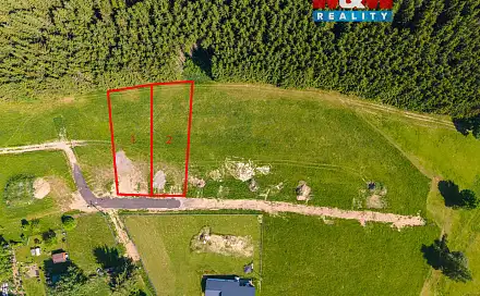 Prodej stavebního pozemku 1 000 m², Krásná, okres Cheb