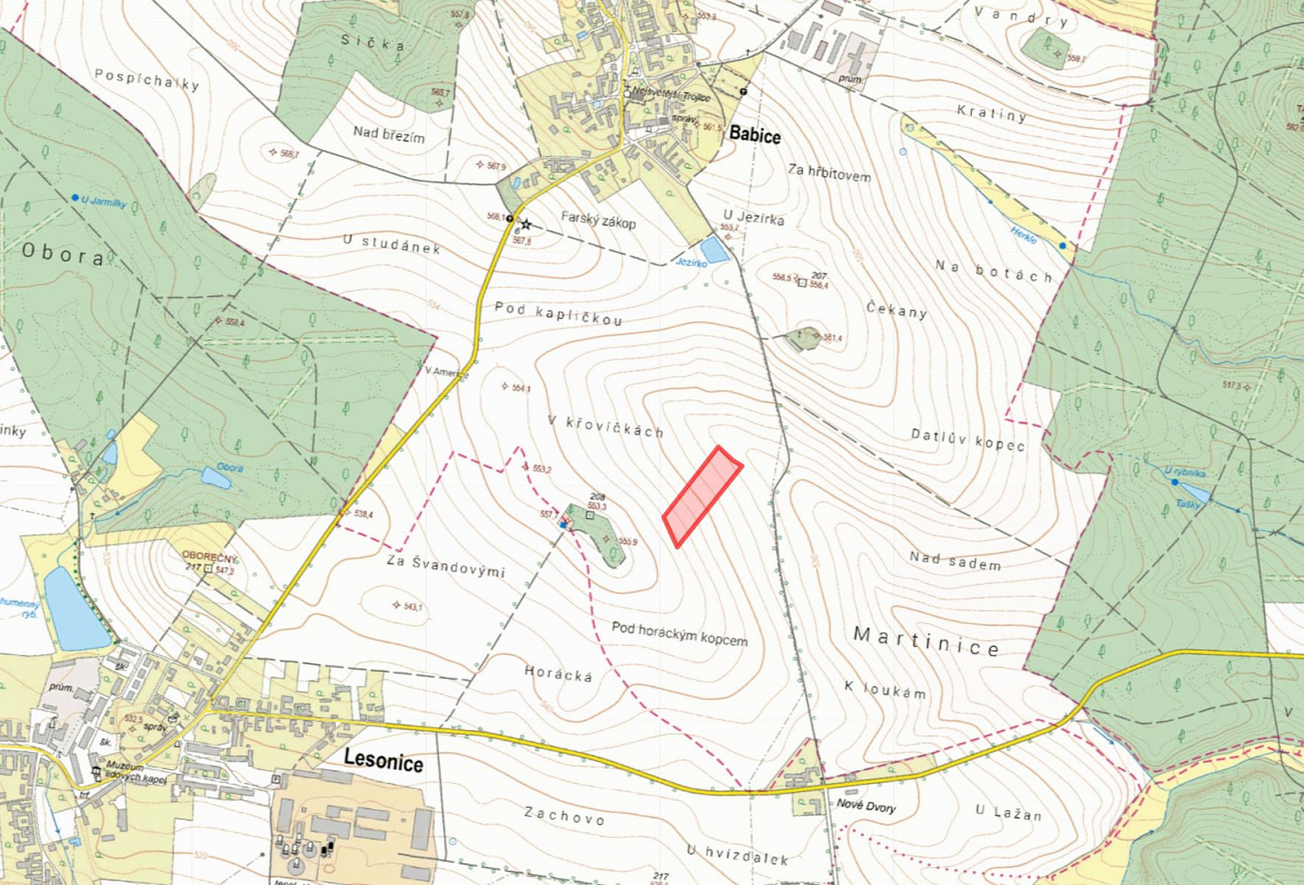 Prodej pole 13 981 m² – fotografie 2
