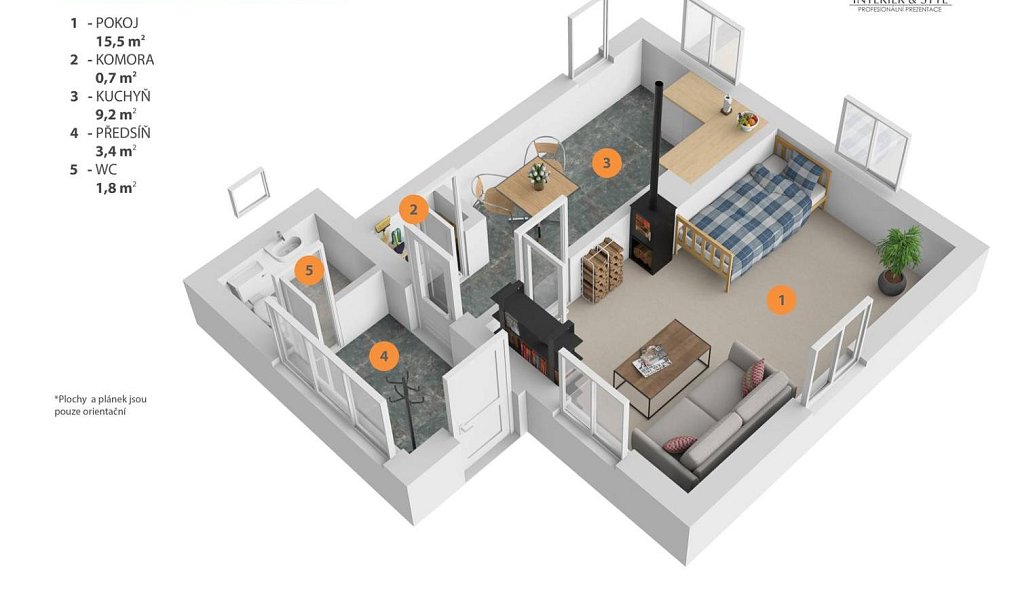 Prodej domu 31 m² s pozemkem 428 m², Zdiby – náhled fotky 2