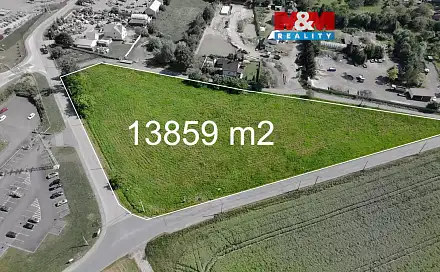 Prodej komerčního pozemku 13 859 m², Vratimov, okres Ostrava-město