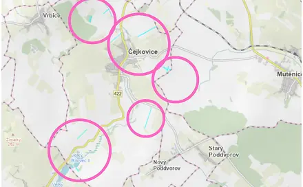 Prodej pole 60 930 m², Čejkovice, okres Hodonín