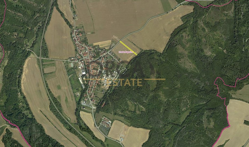 Prodej stavebního pozemku 2 050 m², Lhota Rapotina – náhled fotky 3