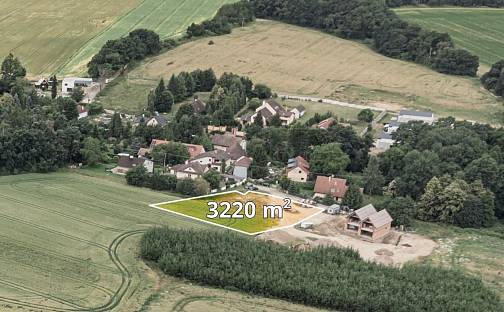 Prodej stavebního pozemku 3 220 m², Strančice - Sklenka, okres Praha-východ