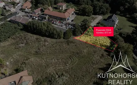 Prodej stavebního pozemku 817 m², Křesetice, okres Kutná Hora