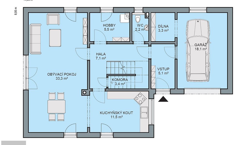Prodej domu 181 m² s pozemkem 2 394 m², Jeřmanice – náhled fotky 5