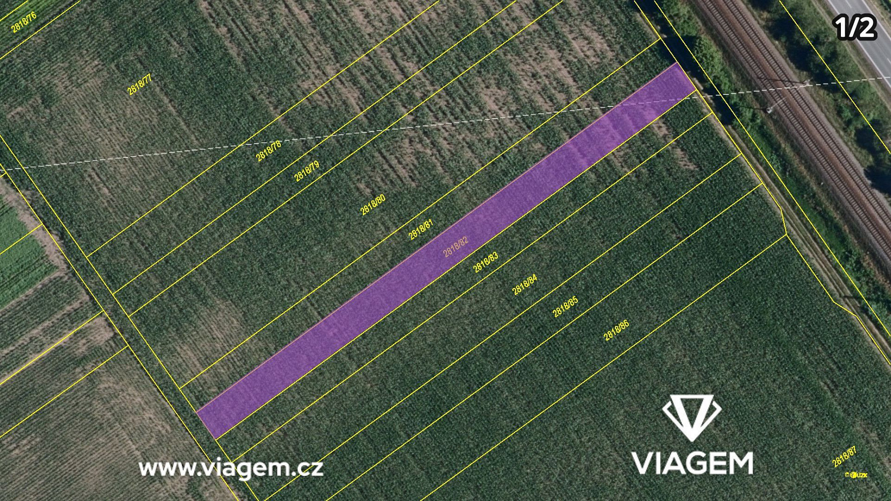 Prodej pole 838 m² – fotografie 4