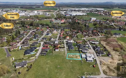 Prodej stavebního pozemku 664 m², Planá nad Lužnicí, okres Tábor
