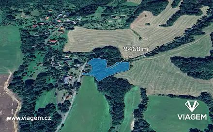 Prodej lesa 591 m², Kravaře, okres Česká Lípa