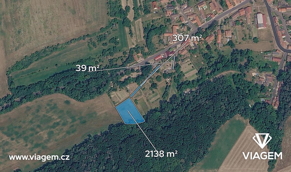 Prodej zahrady 557 m², Bechlín – náhled fotky 2