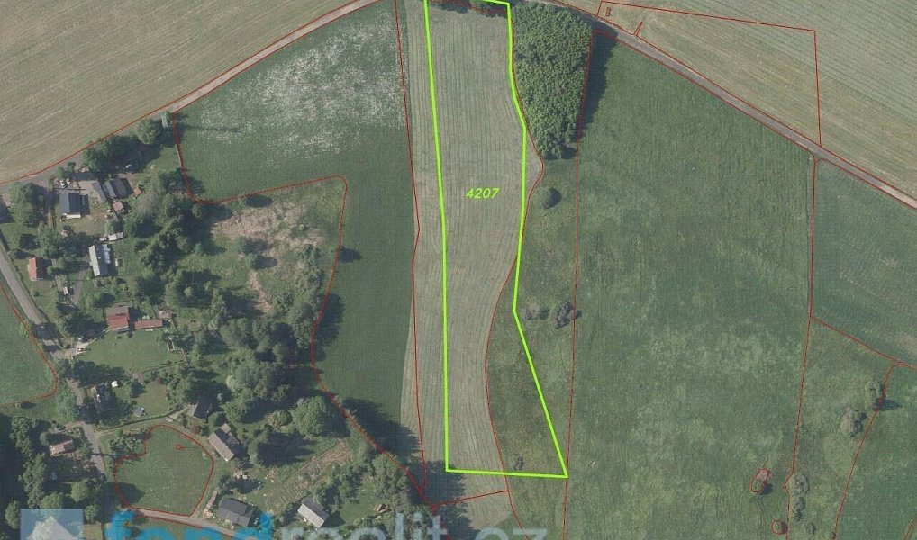 Prodej pole 50 580 m², Staré Křečany – náhled fotky 14
