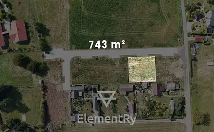Prodej stavebního pozemku 743 m², Mokrovousy, okres Hradec Králové