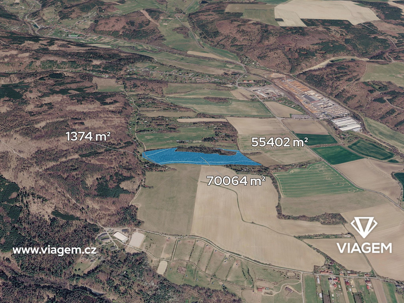 Prodej lesa 4 754 m²