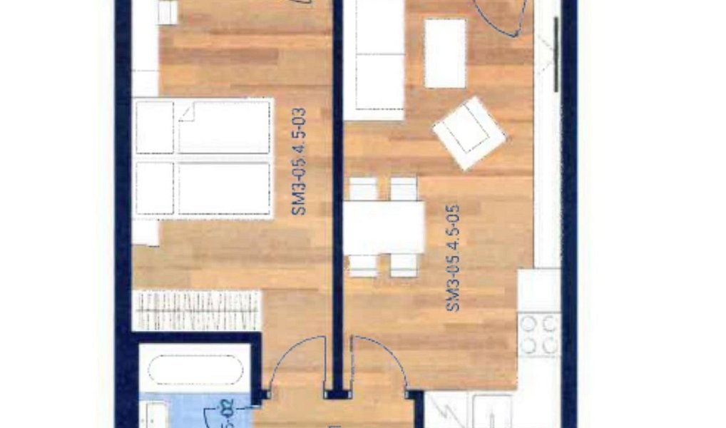 Pronájem bytu 2+kk 56 m², Praha – náhled fotky 15