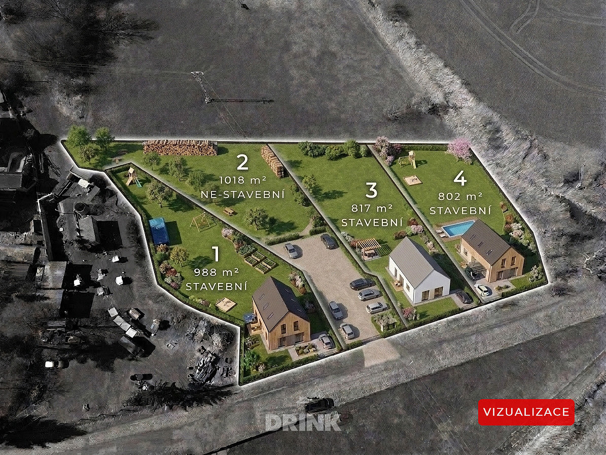 Prodej stavebního pozemku 2 006 m²