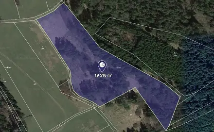 Prodej pozemku 19 516 m², Lodhéřov, okres Jindřichův Hradec