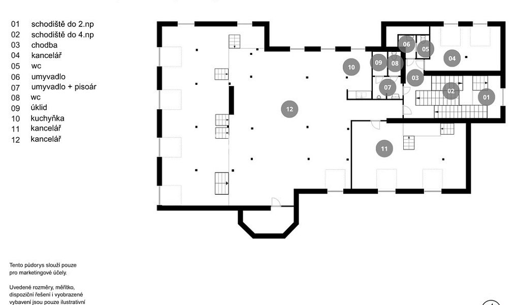 Prodej kanceláře 1 408 m², Kladno – náhled fotky 13