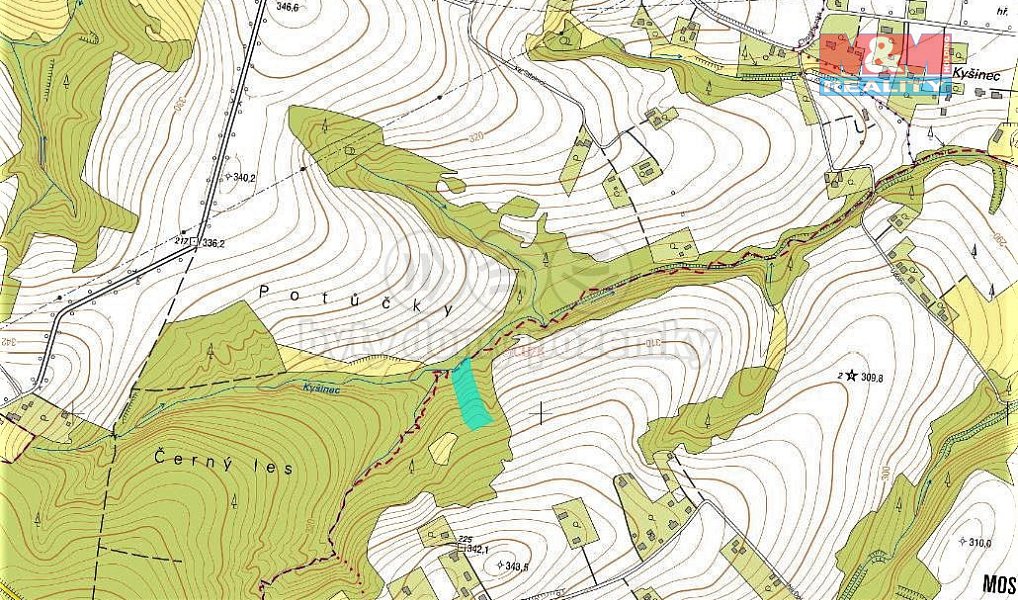 Prodej lesa 6 540 m², Český Těšín – náhled fotky 3