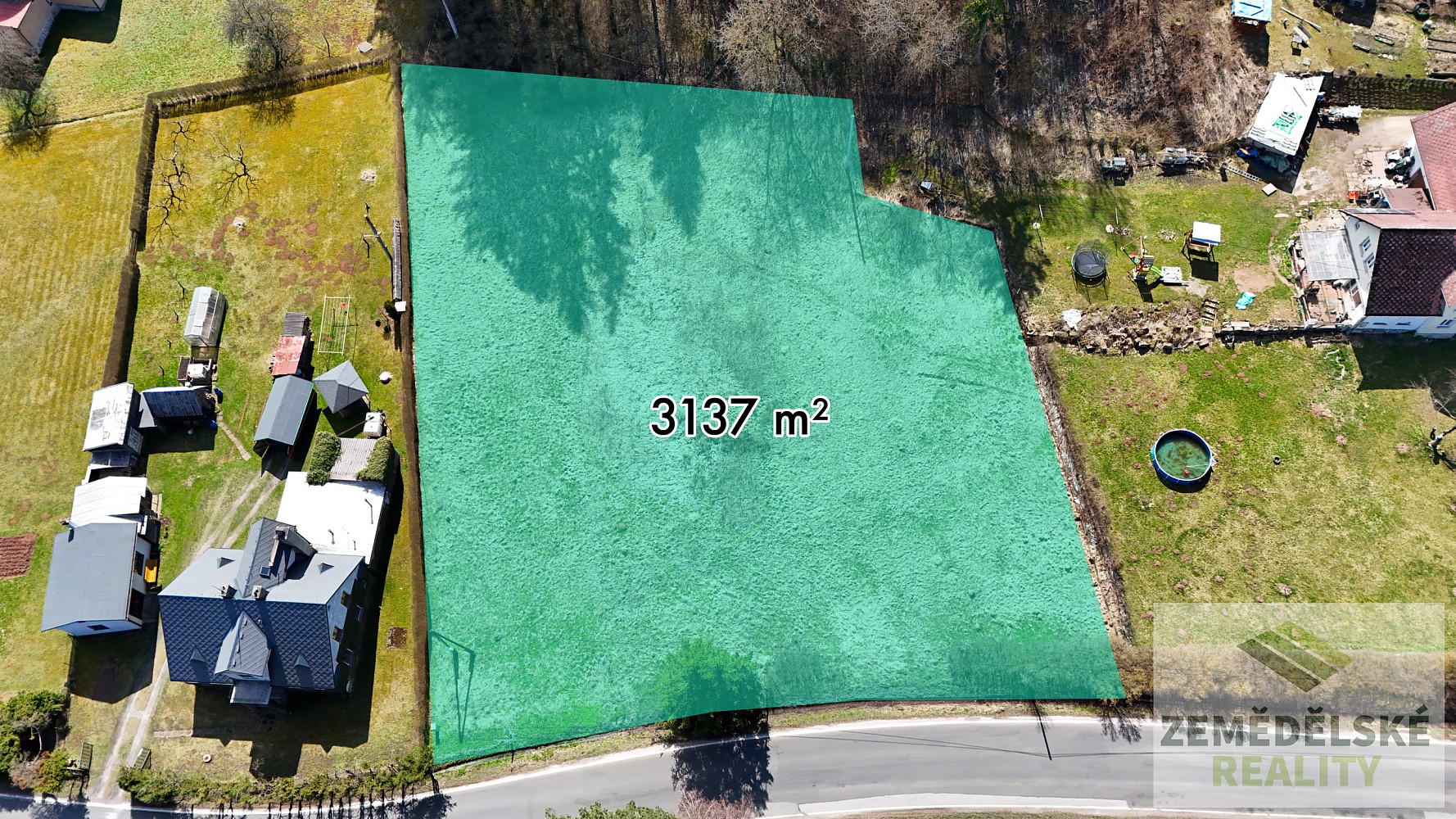 Prodej stavebního pozemku 3 137 m²