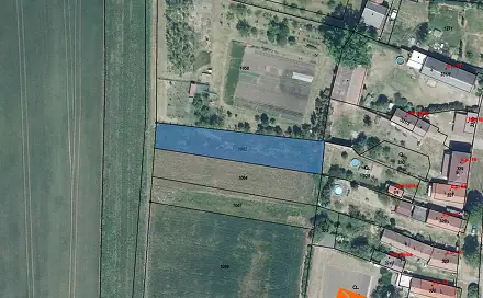 Prodej pole 1 062 m², Podbořany, okres Louny